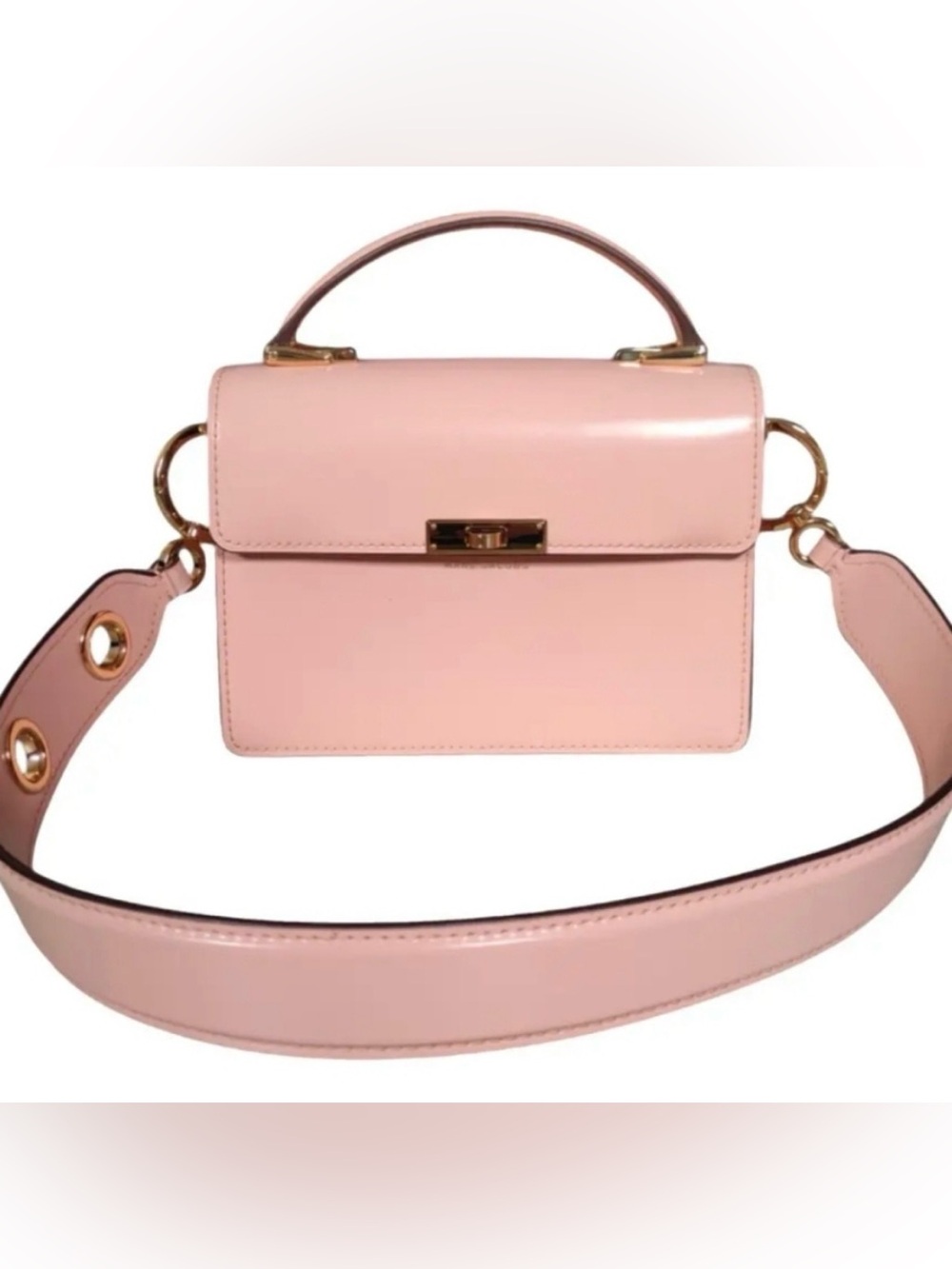 ✨Marc Jacobs Blush Pink Structured Top-Handle Satchel✨ - Picture 2 of 11